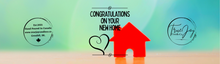 Load image into Gallery viewer, CONGRATULATIONS ON YOUR NEW HOME
